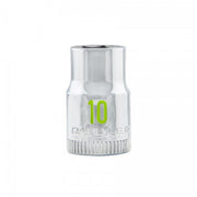 Carlyle Tools 3/8 Drive 10mm 6 Point Chrome Socket - image 1