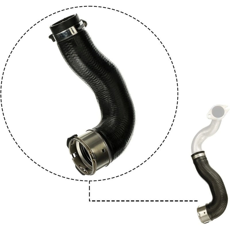 Gates Intercooler Turbo Charge Air Hose 280mm fits Opel Meriva B 2010-2017 1.7