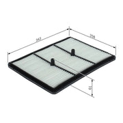 Bosch Engine Air Filter F 026 400 670