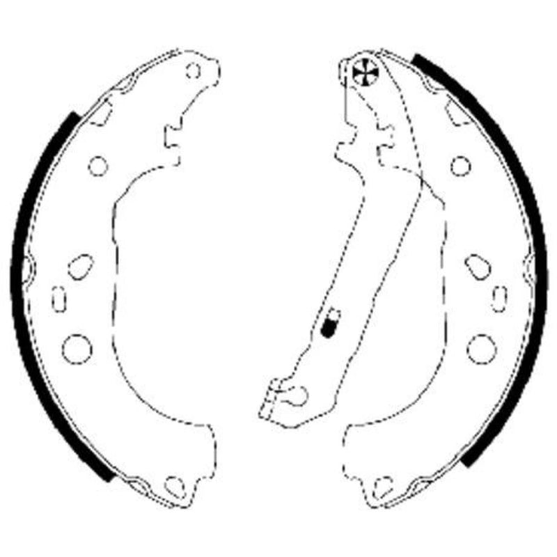 Mintex Brake Shoe Set Axle Kit fits Ford Focus II 2004-2012 1.4 1.6 1.8 2.0