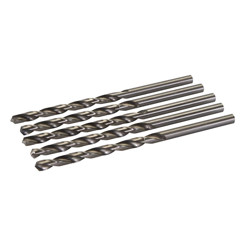 Silverline Metric HSS-R Long Series Bits 5pk 8.0 x 165mm Silverline - Dynamic Drive