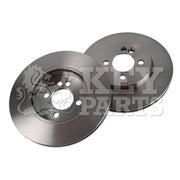 Key Parts 2 x Vented Front Brake Discs KBD4732-x2