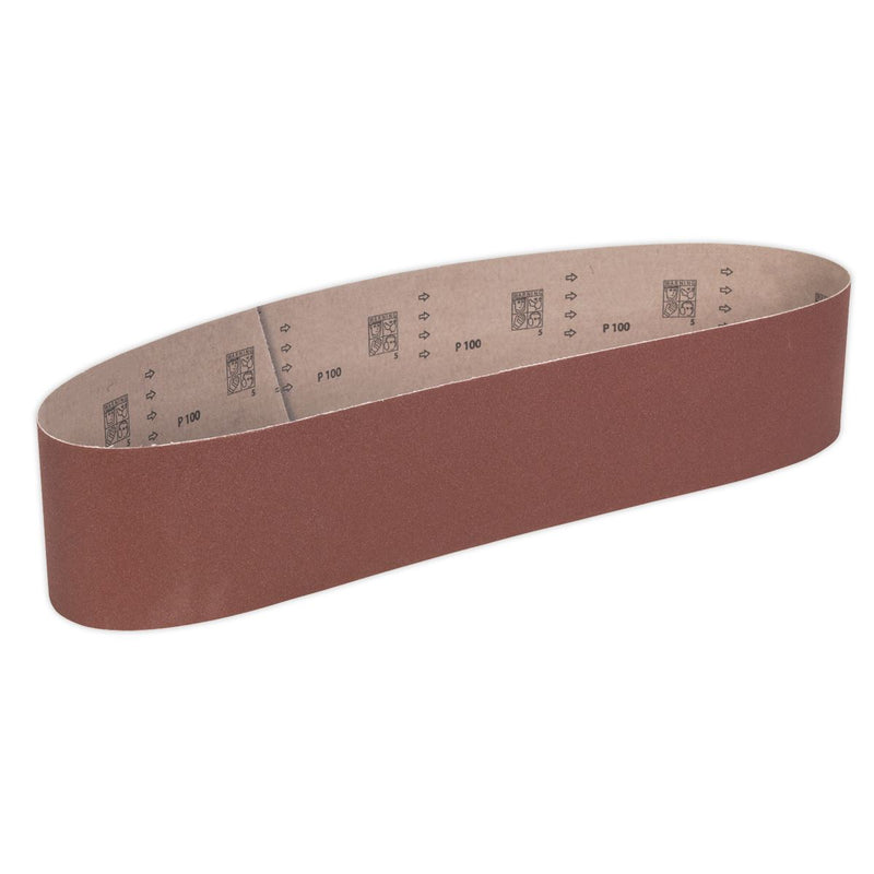 Sealey Sanding Belt 100 x 1220mm 100Grit SB0013 Sealey - Dynamic Drive