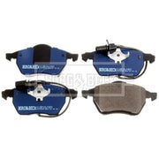 Borg & Beck Front & Rear Brake Discs & Pads fits Audi A4 B6 2000-2005
