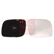 Apec Exterior Wing Mirror Glass Left fits VW Touareg 2002-2010