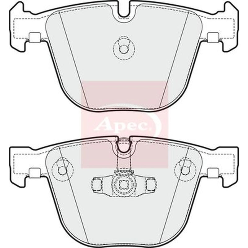Apec Rear Brake Pad Set PAD1803
