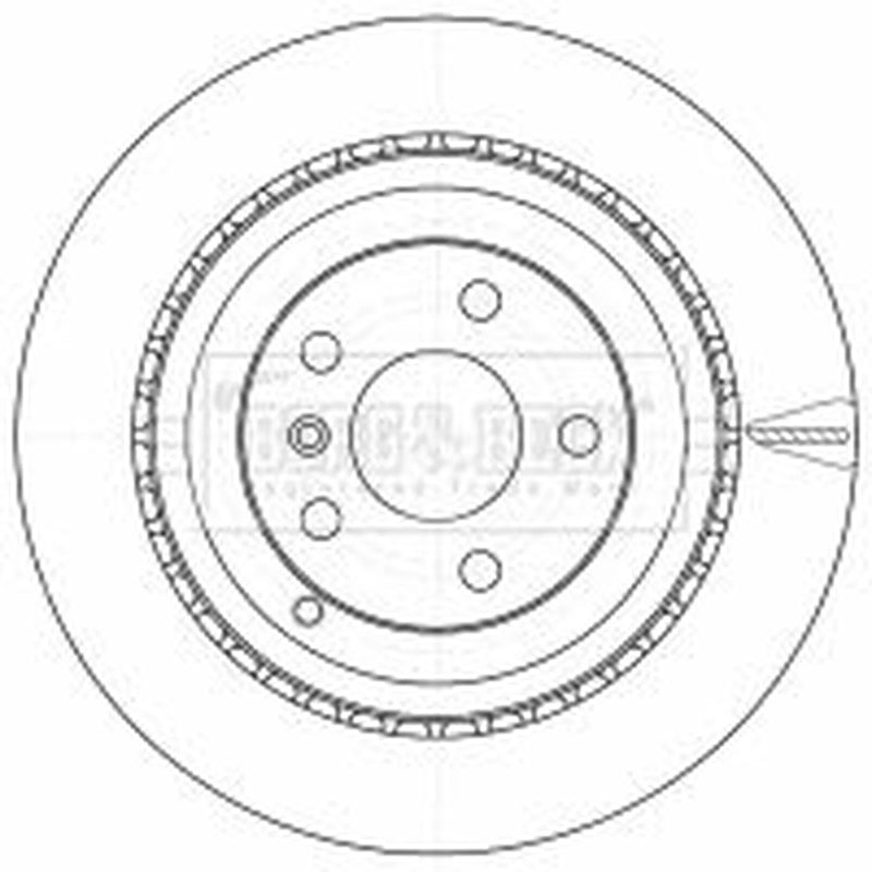 Borg & Beck Front & Rear Brake Discs & Pads fits Mercedes-Benz Gl-Class