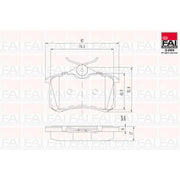 FAI Front & Rear Brake Discs & Pads fits Audi A4 B6 2000-2005 1.8 1.9 2.0