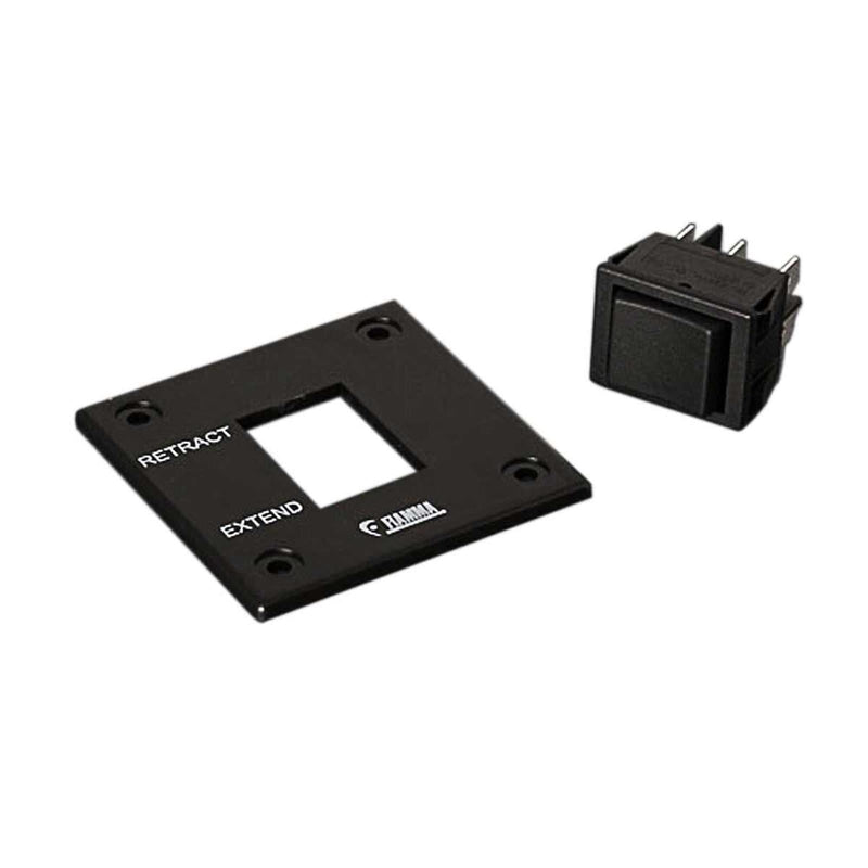 Fiamma Motor Kit Wall Switch All Types (98655-950) - Fiamma wall installation adapters enabling secure awning mounting across different vehicle types - NN4 Online