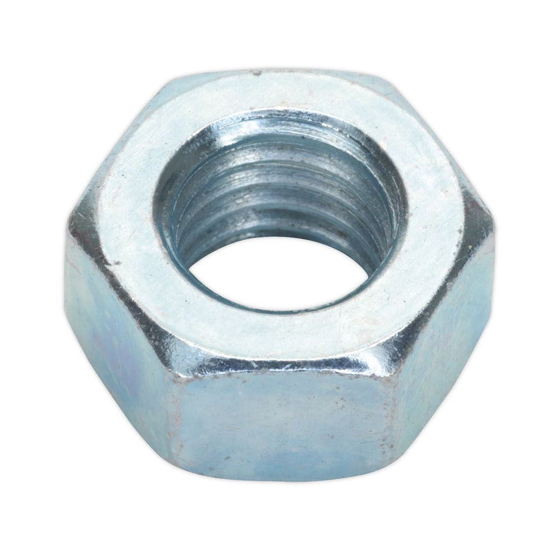 Sealey Steel Nut 934 M12 Zinc Pack of 25 SN12 Sealey - Dynamic Drive