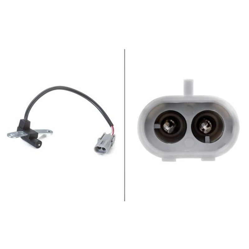 Hella Crankshaft Position Sensor fits Renault 19 1988-1995 1.4 1.7 1.8
