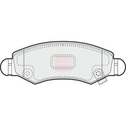 Apec Front Brake Pad Set fits Suzuki Ignis II 2003 on 1.3 1.5