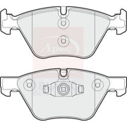 Apec Black Front Brake Pad Set fits BMW 1 2005-2013