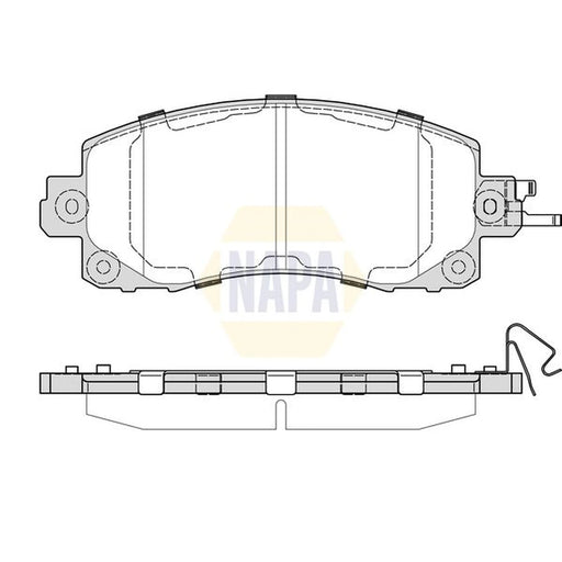 NAPA Front Brake Pad Set NBP1964