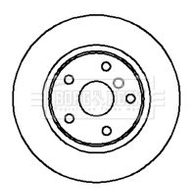 Borg & Beck Front & Rear Brake Discs & Pads fits BMW Z3 Roadster 1995-2003