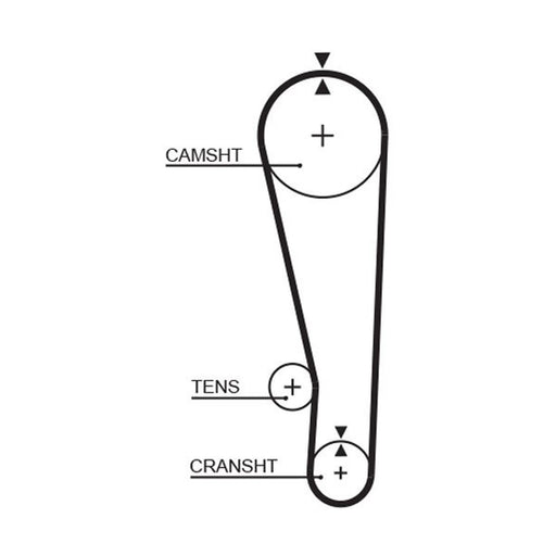 Gates Timing Belt Cambelt 95 Teeth fits Geo Tracker 1988-1998 1.6