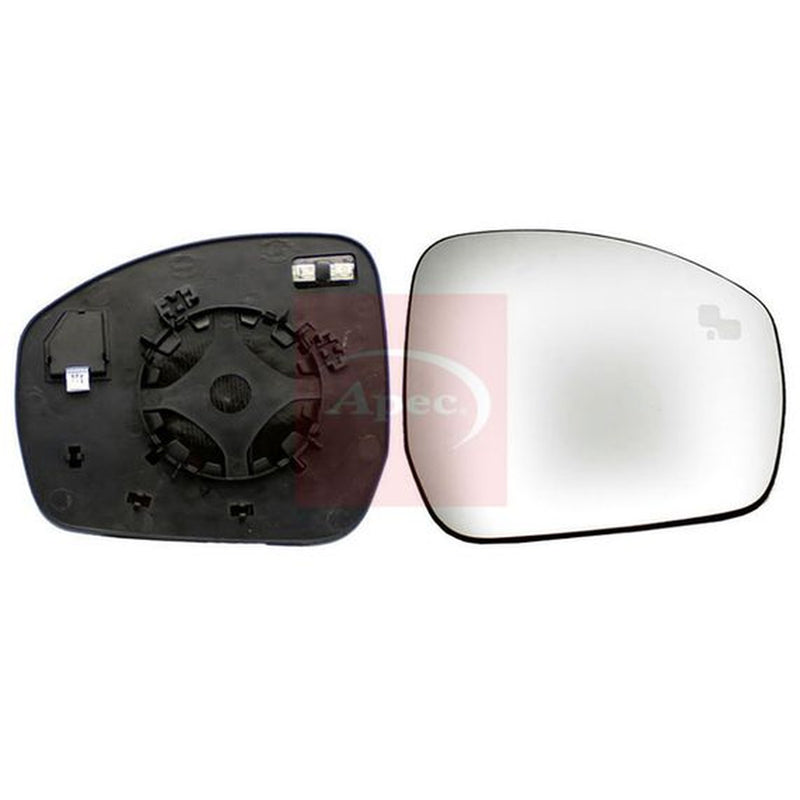 Apec Exterior Wing Mirror Glass Right fits Land Rover Range Rover IV 2012-2021