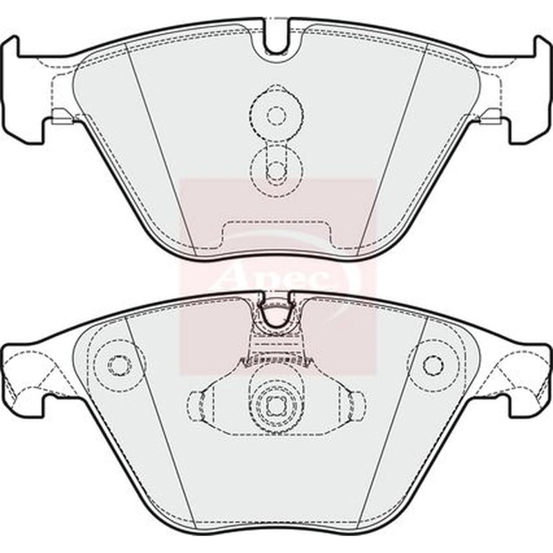 Apec Front Brake Pad Set PAD1919