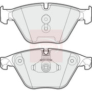 Apec Front Brake Vented Discs & Pads fits BMW 5 2011-2016
