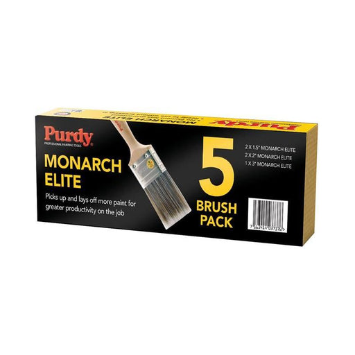 Purdy® Monarch™ Elite™ Paint Brush Set, 5 Piece Purdy® - NN4 Online
