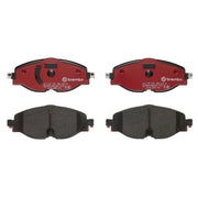 Brembo 4 x Front Brake Pad Set fits Audi A1 2018 on