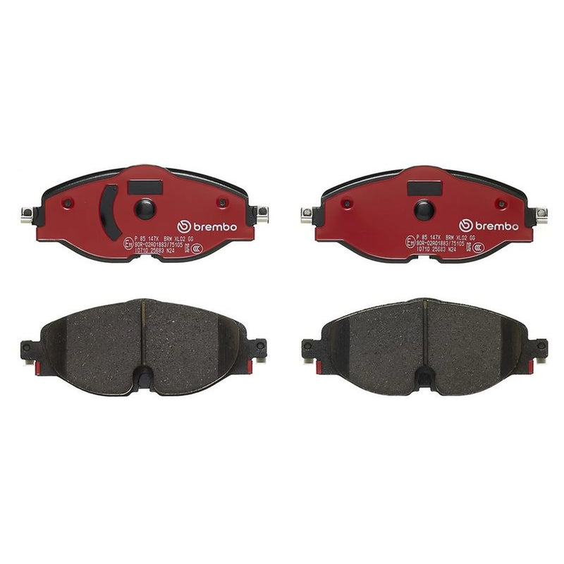 Brembo 4 x Front Brake Pad Set fits Audi A1 2018 on
