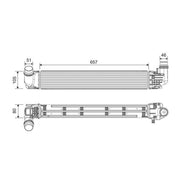 Valeo Intercooler (Charge Air Cooler) 818228