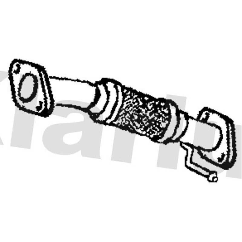 Klarius Exhaust Pipe OD fits Kia Venga 2010-2019 1.4 1.6