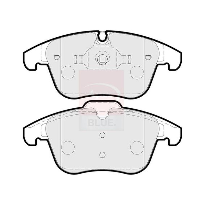 Apec Front & Rear Pads fits Peugeot 508 I 2010-2018 2.0