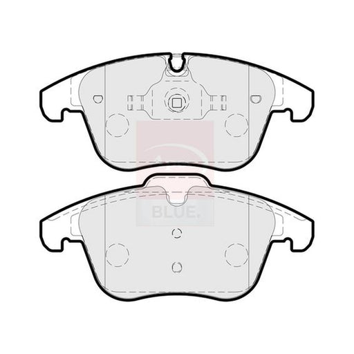 Apec Front Brake Pad Set fits Citroën C5 III 2008-2015 1.6 2.0