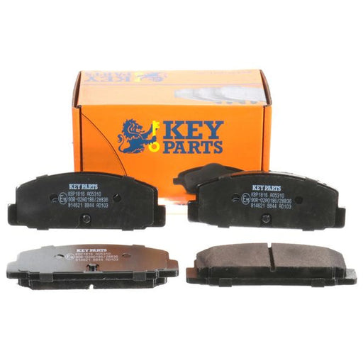 Key Parts 4 x Rear Brake Pad Set fits Mazda 323 F/P 1998-2004 1.6 1.9 2.0