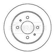 Borg & Beck Front & Rear Brake Discs & Pads fits Mitsubishi Carisma 1995-2006