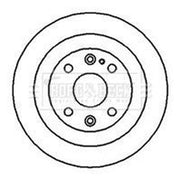 Borg & Beck Front & Rear Brake Discs & Pads fits Mazda MX-5 1990-1998 1.6