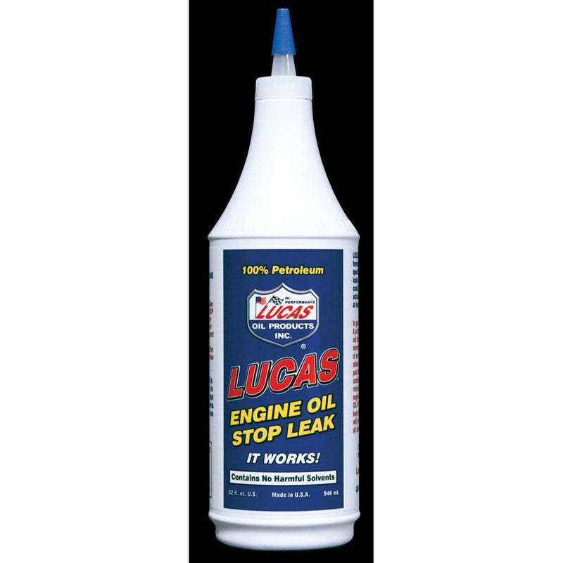 LUCAS ENGINE OIL STOP LEAK 946ml Stops Leaks Rejuvenates Seals & Gaskets Lucas Oil - Dynamic Drive