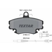 Textar Front Brake Pad Set 2146304