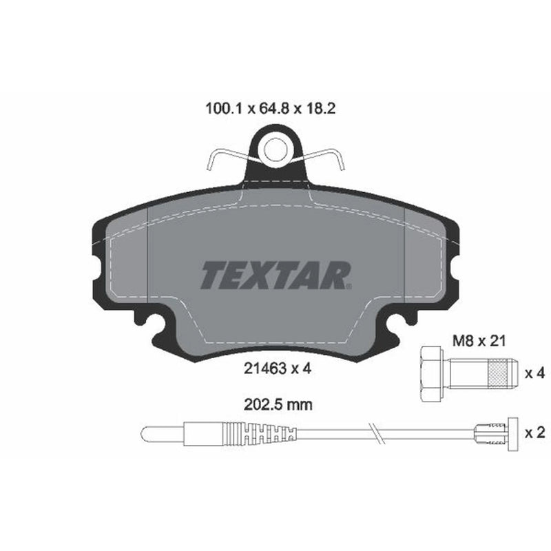 Textar Front Brake Pad Set 2146304