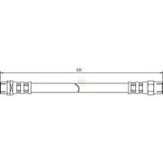 NAPA Brake Hydraulic Hose Line inner NBH1268