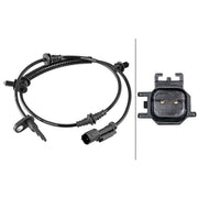 Hella ABS Wheel Speed Sensor Rear fits Ford Usa Explorer 2010 on 3.5