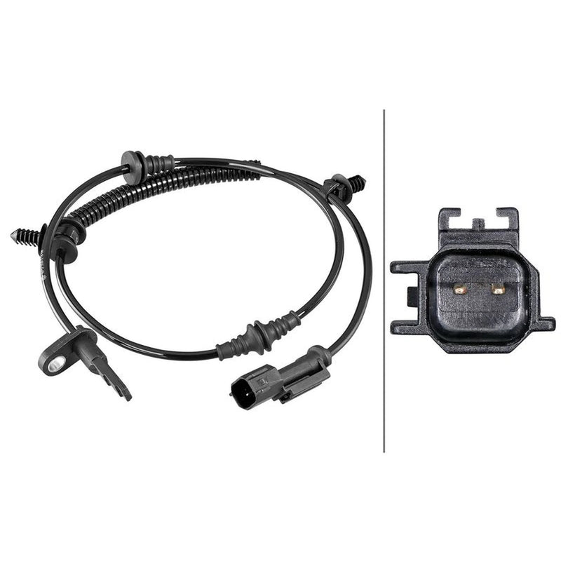 Hella ABS Wheel Speed Sensor Rear fits Ford Usa Explorer 2010 on 3.5