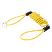 Silverline Motorcycle Motorbike Disc Lock Spring Reminder Quad Cable Hi-Vis Cord Silverline  - Dynamic Drive