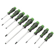 Sealey Premier Premier Hammer-Thru Screwdriver Set 9pc - Hi-Vis Green AK4941HV Sealey Premier - Dynamic Drive