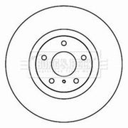 Borg & Beck Front & Rear Brake Discs & Pads fits Nissan Murano II 2008-2014