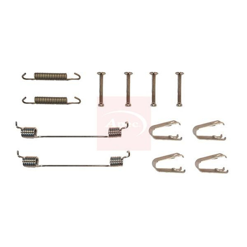 Apec Brake Shoe Accessory Kit Rear fits Nissan Micra C+C III 2005-2010 1.4 1.6