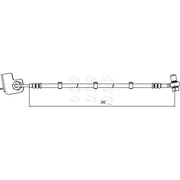 Apec Brake Hydraulic Hose Line Front Left fits Jaguar S-Type II 1999-2008