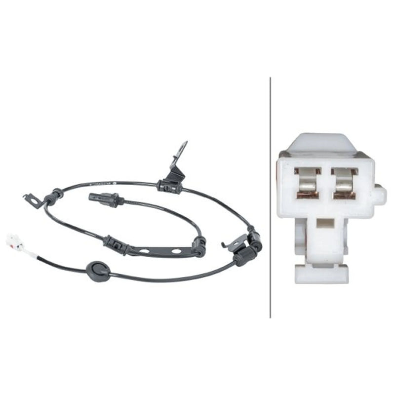 Hella ABS Wheel Speed Sensor Rear fits Hyundai IX35 2009-2015 1.6 1.7 2.0