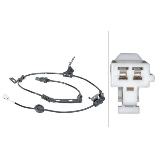 Hella ABS Wheel Speed Sensor Rear fits Hyundai IX35 2009-2015 1.6 1.7 2.0
