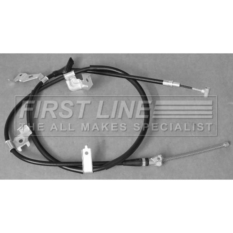 First Line Handbrake Cable Left Rear fits Fiat Sedici 2006-2014 1.6 1.9