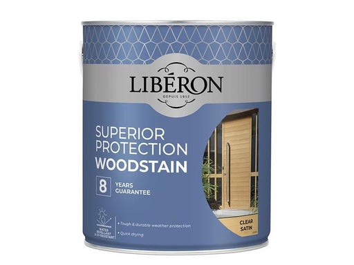 Liberon Superior Protection 8 Year Woodstain Clear Satin 2.5 litre Liberon - Dynamic Drive