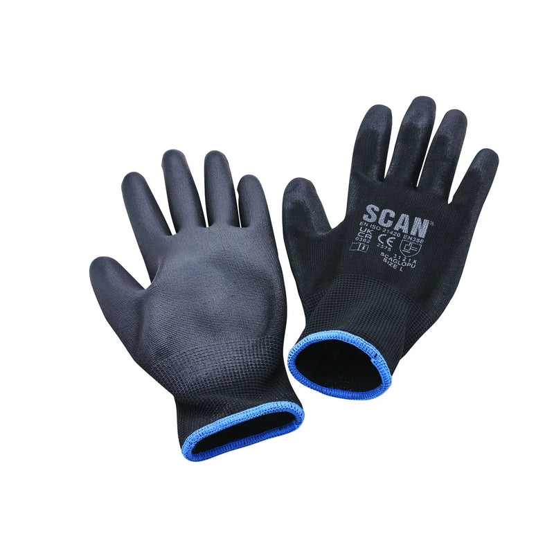 XMS Scan Dipped PU Gloves - SCAGLOPU5