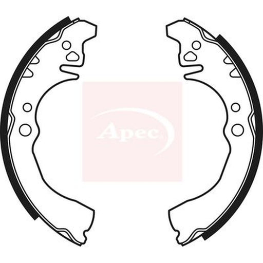 Apec Brake Shoe Set Axle Kit fits Daihatsu Naked 1999-2005 0.7